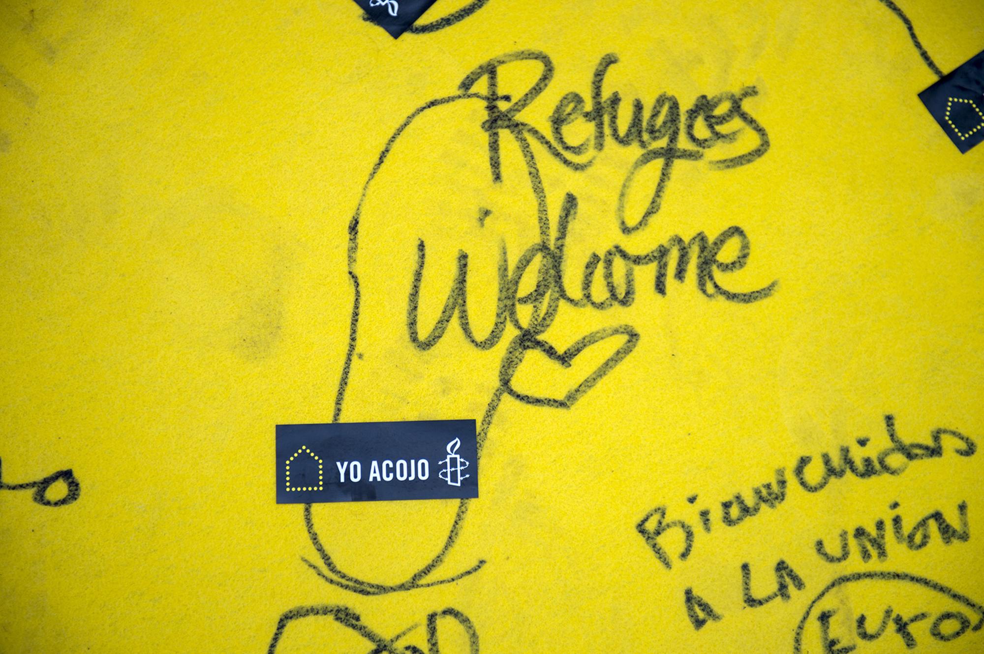 Concentración refugiados Madrid-6-4-17